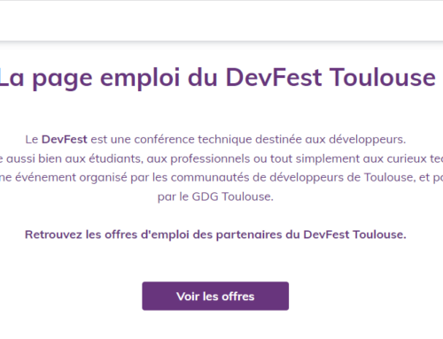Nos sponsors recrutent, découvrez leurs offres